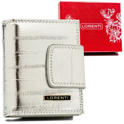 Portfel damski Lorenti 42329-STB srebrny