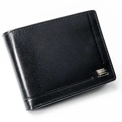 Portfel męski skórzany Rovicky czarny PC-023-BAR