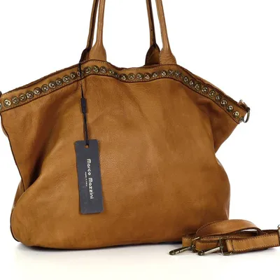Shopper kamelowy Marco Mazzini v95c