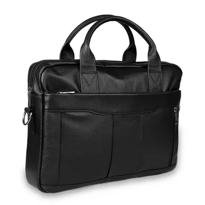 Torba skórzana Pavone Nero Parma 2461 BL czarna