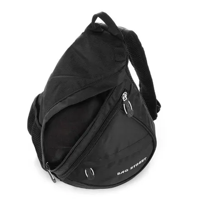 Plecak sportowy na jedno ramię BAG STREET 4388-BL czarny