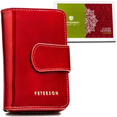 Portfel damski Peterson PTN 76115-SH czerwony