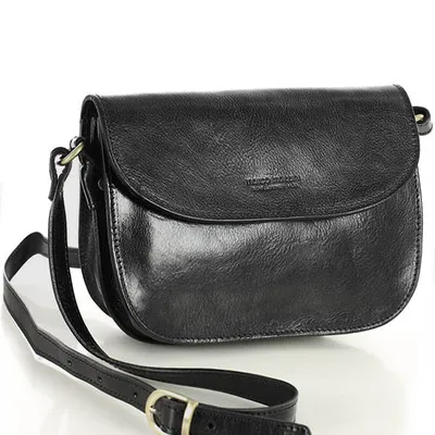 Saddle bag półksiężyc MARCO MAZZINI L255a czarny