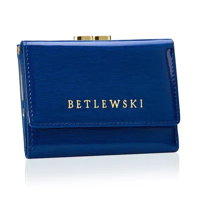 Portfel damski BETLEWSKI ZBPD-BS-14 NIEBIESKI