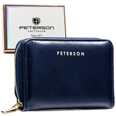 Portfel damski Peterson PTN 010-HF granatowy