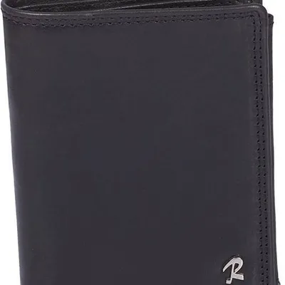 Klasyczny portfel męski czarny Rovicky 326-CVT BLACK