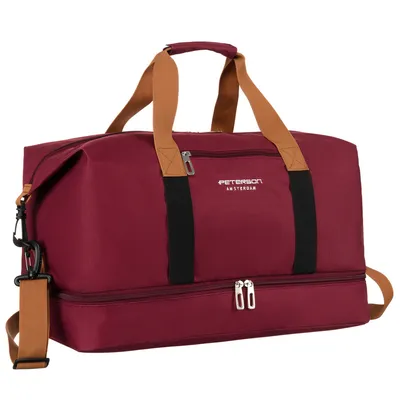 Torba weekendowa Peterson PTN 23145 burgund