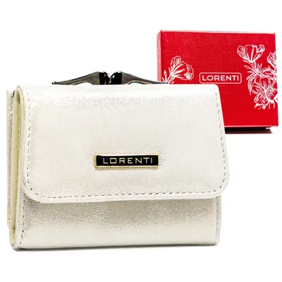 Portfel damski Lorenti 55287-GZ srebrny