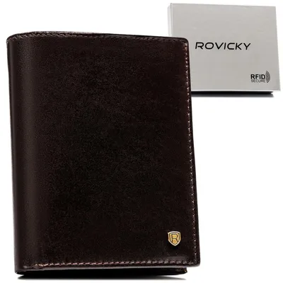 Portfel męski Rovicky N104-RVT c. brązowy
