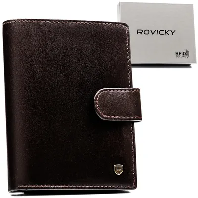 Portfel męski Rovicky N575L-RVT c. brązowy