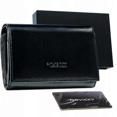 Portfel skórzany Cavaldi RD-22-GCL-0870 czarny