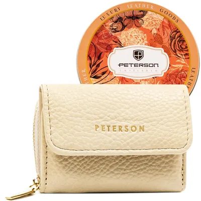 Portfel damski Peterson PTN 011-WEI-PUS beżowy
