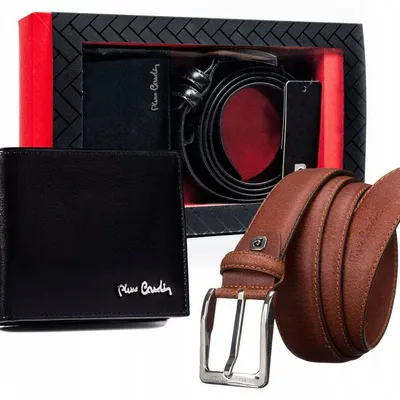 Zestaw prezentowy Pierre Cardin ZM-PC31 czarno- brązowy