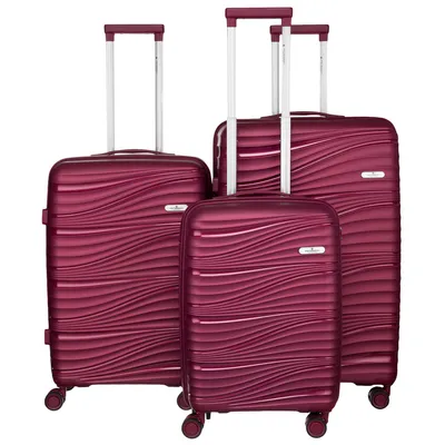 Zestaw walizek Peterson PTN WA06-SET3 bordowy