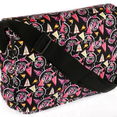 Torba na laptopa materiałowa Loren TN-3029 9015 FK różowy print