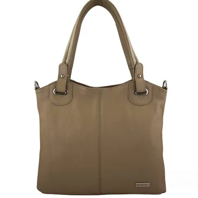 Shopperka skórzana BARBERINI'S 982-2 beżowa