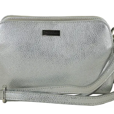 Listonoszka metalizowana BARBERINI'S srebrna 978-16