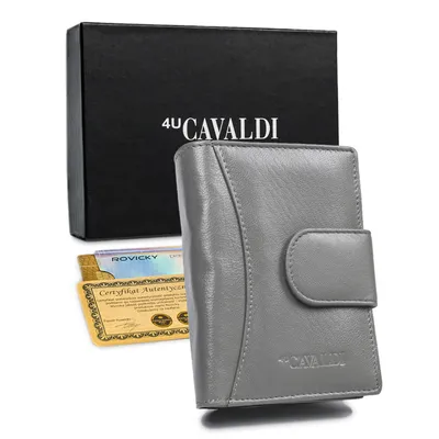 Portfel damski 4U Cavaldi RD-09-GCL szary