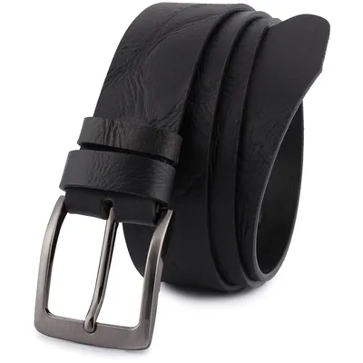 Pasek skórzany BELTIMORE r.90-105 cm E36 czarny