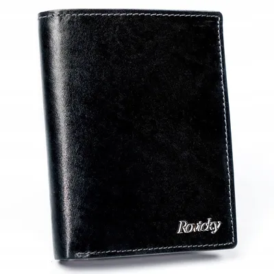 Portfel męski czarny Rovicky N4-VT-R8 BLACK