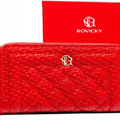Portfel damski Rovicky R-PRK-03-D2 czerwony
