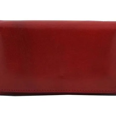 Portfel skórzany BARBERINI'S czerwony 8141-13