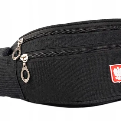 Patriotyczna saszetka czarna nerka WB20-600D BLACK