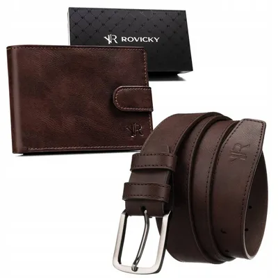 Zestaw prezentowy Rovicky R-N003L-110-PU04 brązowy