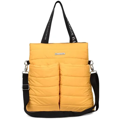 Shopperka sportowa BELTIMORE A4 W89 musztardowa