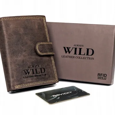 Portfel brązowy Always Wild N4L-P-CHM-1027 BROWN