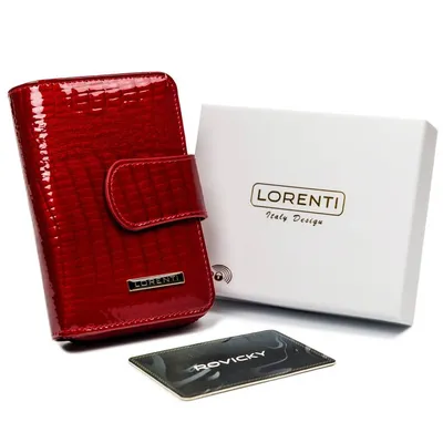 Portfel damski czerwony Lorenti 76115-RS-1251 RED
