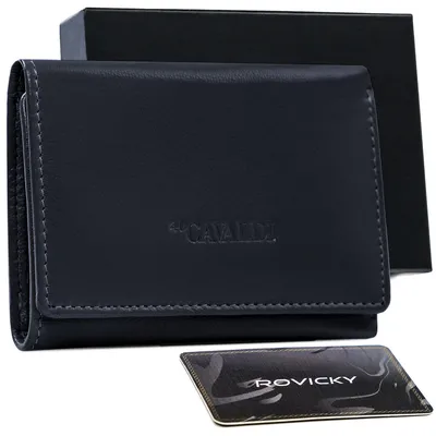 Portfel skórzany Cavaldi RD-17-GCL granatowy