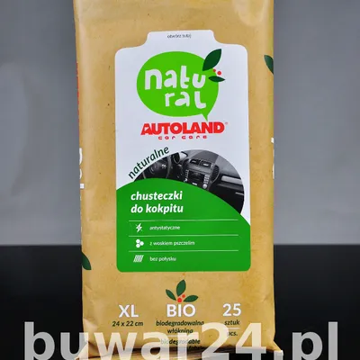 NATURAL Chusteczki do kokpitu naturalne 25 szt