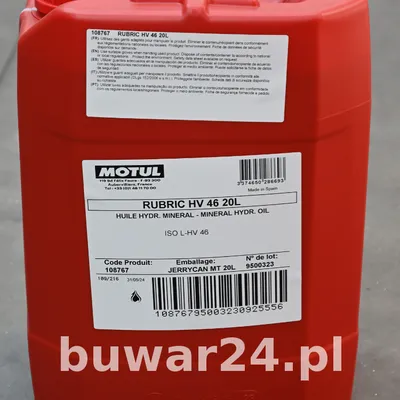 MOTUL RUBRIC HV 46 20L