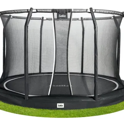 Trampolina Premium Ground Combo 251cm czarna