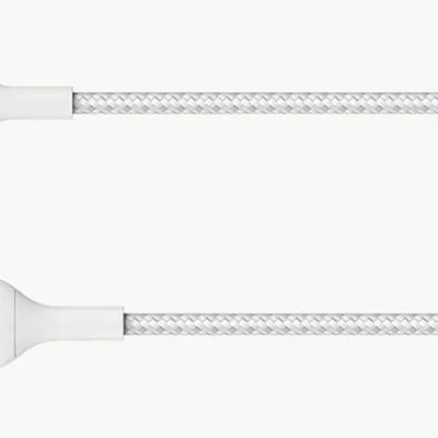 Kabel Belkin BoostCharge Braided Lightning to USB-A Cable 1m oplot White