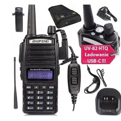 Krótkofalówka Baofeng UV-82 HTQ USB-C