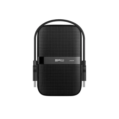 Dysk zewnętrzny HDD Silicon Power Armor A60 (4TB; 2.5"; USB 3.2; 5400 obr/min; Black; SP040TBPHDA60S3A)