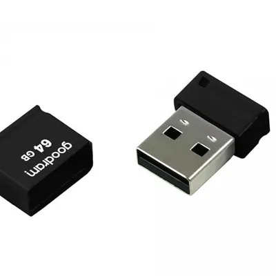 GOODRAM FLASHDRIVE PICCOLO 64GB UPI2 BLACK USB 2.0