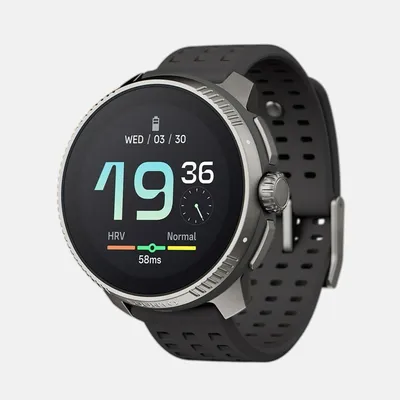 Zegarek sportowy Suunto Race Titanium Charcoal AMOLED 49mm Czarny