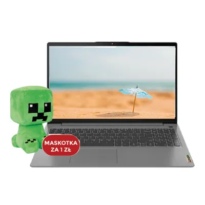 Lenovo 3 15IAU7 - Intel Core i7-1255U | 16GB | SSD 512GB | 15.6" FHD Dotykowa | Win 11 | Podświetlana klawiatura, czytnik linii | Kolor ARCTIC GREY