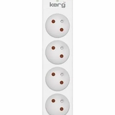 Listwa zasilająca KERG z wyłącznikiem-4 gniazda 3USB 16A 1,5m