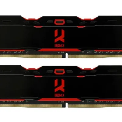 GOODRAM DDR4 16GB PC4-25600 (3200MHz) 16-20-20 DUAL CHANNEL KIT IRDM X BLACK 1024x8