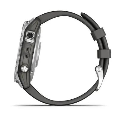 Zegarek Garmin Fenix 7 Standard Edition (47 mm) Silver / Graphite Band (WYPRZEDAŻ)