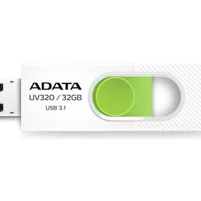 Pendrive ADATA UV320 AUV320-32G-RWHGN (32GB; USB 3.1; kolor biały)