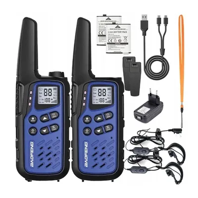 Krótkofalówka Baofeng BF-T25E Dark Blue 2 sztuki