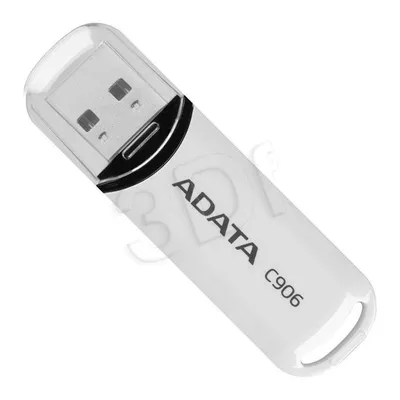 Pendrive ADATA C906 AC906-32G-RWH (32GB; USB 2.0; kolor biały)