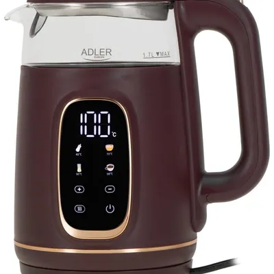 Czajnik elektryczny ADLER AD 1305 burgundowy