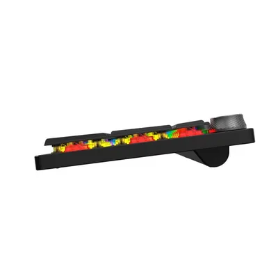 KLAWIATURA I-BOX AURORA K-6 RGB, MECHANICZNA, RED SWITCH, LOW PROFILE GAMING