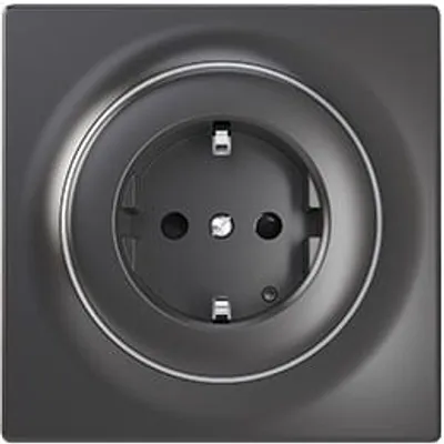 FIBARO Walli Gniazdko N Outlet type F antracyt FGWSONF-011-8